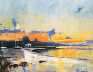 ビショップス・キーの抽象的な海の風景 Oil Paintings